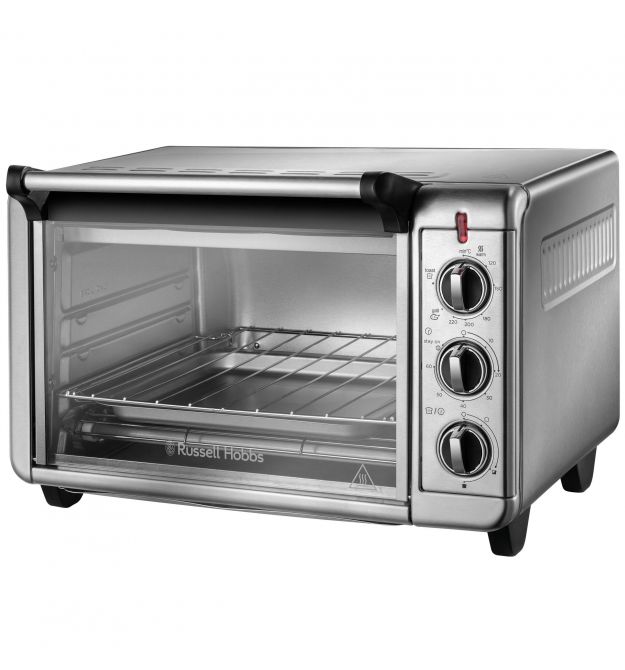 Russell Hobbs Печь электрическая Air Fry Mini Oven, 12.6л, 1500Вт, механич., гриль, конвенция, серая