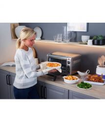 Печь электрическая Russell Hobbs Air Fry Mini Oven, 12.6л, 1500Вт, механич., гриль, конвенция, серая