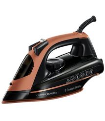 Russell Hobbs Утюг Copper Express, 2600Вт, 315мл, паровой удар -150гр, постоянный пар - 40гр, керам. подошва, черно-коричневый