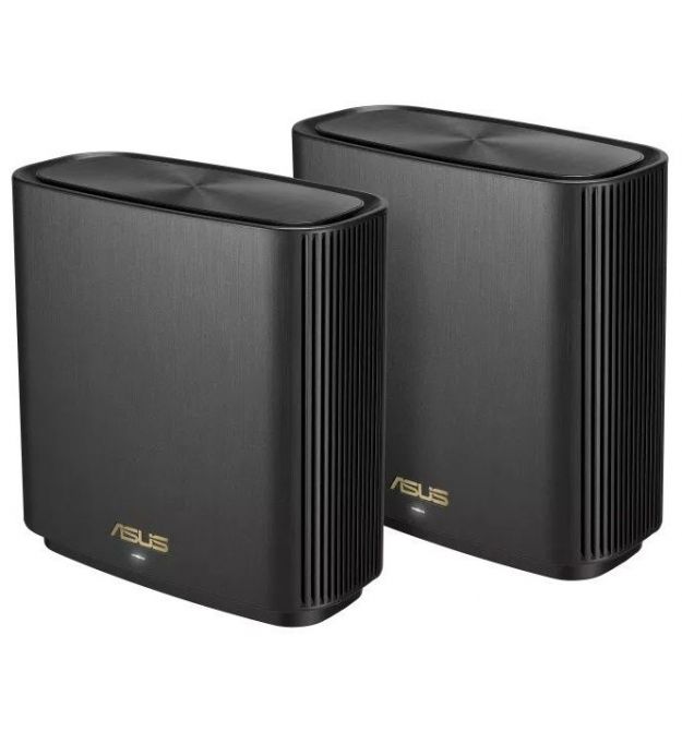 ASUS Маршрутизатор ZenWiFi XT8 2PK V2 black AX6600 3xGE LAN 1x2.5GE WAN 1xUSB3.1 WPA3 OFDMA MESH