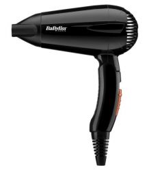 BaByliss Фен 5344E, 2000Вт, складн.ручка, черный