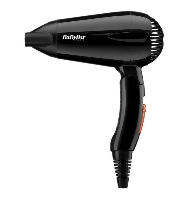 BaByliss Фен 5344E, 2000Вт, складн.ручка, черный