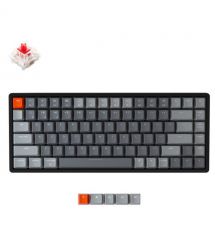 Keychron Клавиатура K2 84 Key Gateron Red, Hot-Swap, White LED, Black