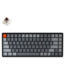 Keychron Клавиатура K2 84 Key Gateron Brown, Hot-Swap, White LED, Black