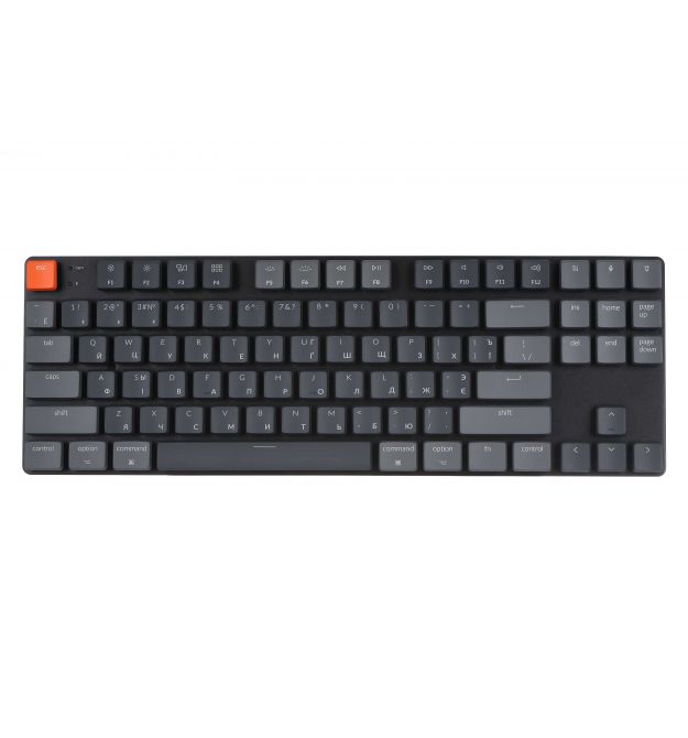 Keychron Клавиатура K1SE 87 Key Optical Banana RGB Hot-Swap WL UA Black