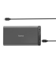 Акумулятор портативний літій-іонний Power Bank Hama 26800 мА·год, 60Вт, PD