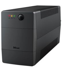 Trust ИБП Paxxon 800VA UPS with 2 standard wall power outlets BLACK