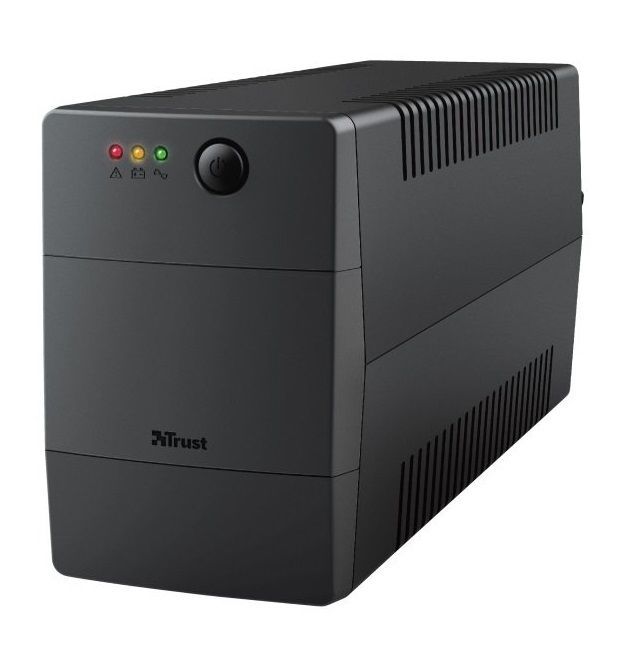 Trust ИБП Paxxon 800VA UPS with 2 standard wall power outlets BLACK