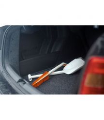 Fiskars Лопата для снега SnowXpert 63см, 520г, нерж сталь/полиамид (автомобильная)