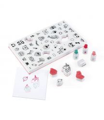 Janod Набор для творчества Штампы Смайлы 50 шт.