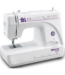 Швейна машина МINERVA М819В, електромех., 85 Вт, 21 швейна операція, петля напівавтомат, білий