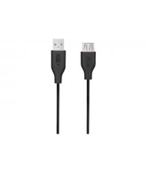 2E Кабель USB 2.0 (AM/AF) 1.8м, Black