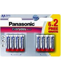 Panasonic EVERYDAY POWER AA[BLI 8 (6+2) ALKALINE]