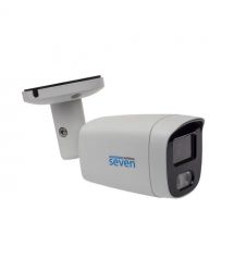 Комплект відеоспостереження на 2 циліндричні 5 Мп IP-камери SEVEN IP-7225W2P4-5MP