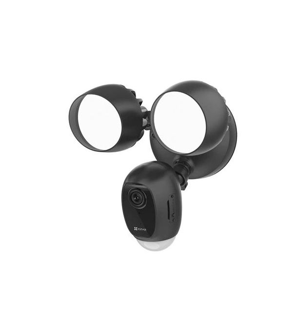 2МП Wi-Fi камера с освещением и сиреной Ezviz LC1C (CS-LC1C-A0-1F2WPFRL black) (2.8мм)