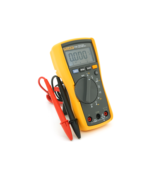Мультиметр Fluke 115C, Вимірювання: V, A, C, R, F