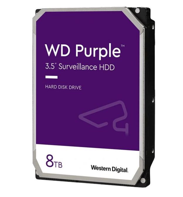 Накопитель HDD Western Digital Purple 8TB 5400rpm 256MB WD85PURZ 3.5 SATA III