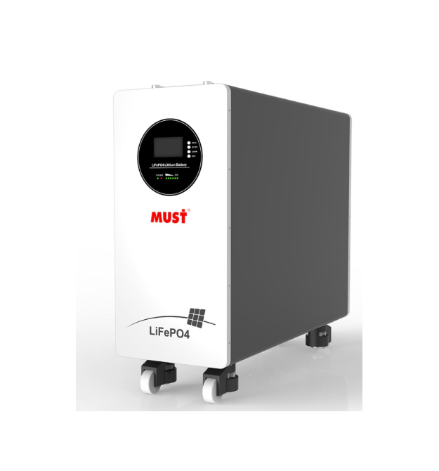 Акумуляторна батарея Must LiFePO4 51.2V 300Ah 15,36KW - 51.2V, 6000 cycles 25℃, BMS 200A, CAN2.0 - RS232 - RS485, 733*260*635mm,