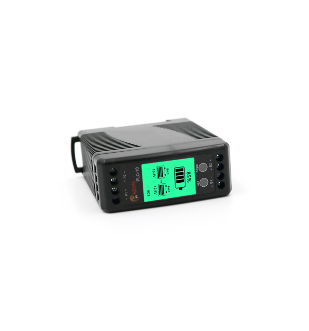 Балансир PLC-10 для акумуляторних батарей AGM, GEL, Li-ion, Carbon, LeFePo4, 24V, 10A, LSD індикація, 85x75x30mm