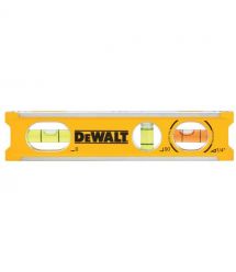 Уровень BILLET TORPEDO из алюминия длиной 165 мм с 3 капсулами и магнитами DeWALT DWHT42525-0