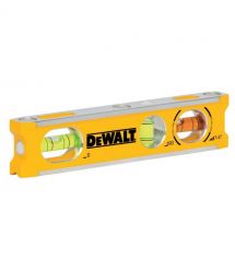 Уровень BILLET TORPEDO из алюминия длиной 165 мм с 3 капсулами и магнитами DeWALT DWHT42525-0