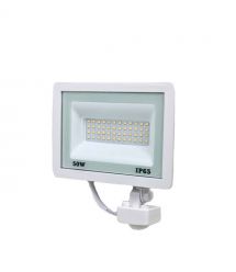 Прожектор светодиодный LIGHTWELL LW-FL-W-50-S 50 W с датчиком движения