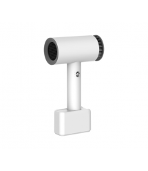 Бездротовий фен Voltronic, 2600mAh, 2 режими, зарядка від 220V + microUSB, 145х70х199, White