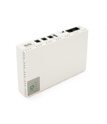 ДБЖ UPS-18W DC1018P для роутерів - комутаторів - PON - POE-430, 5 - - 9 - 12V, 1A, 12000MAh(4*3000MAh), White, BOX