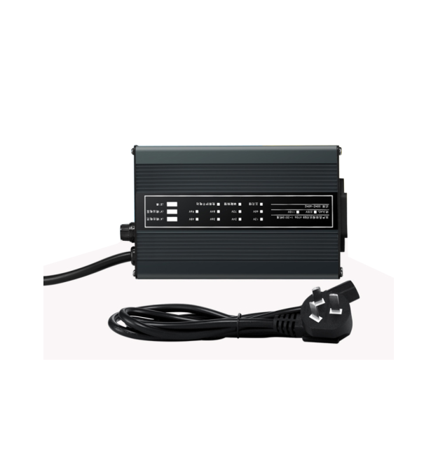 Зарядний пристрій акумуляторів LiFePO4 12V (14.6V), 4S,10A, штекер GX12, з індикацією, 133х67х45mm, 0.3kg