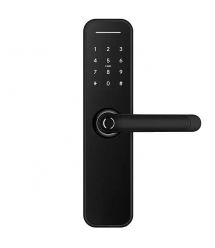 Умный дверной биометрический замок SEVEN LOCK SL-7766BF black (без врізної частини)