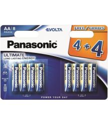 Panasonic Батарейка Evolta щелочная AA блистер, 8 шт.