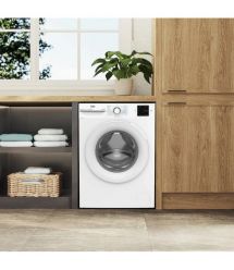 Beko Стиральная машина фронтальная, 8кг, 1000, A+++ (-10%), 55см, дисплей, инвертор, ПАР, белый