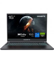 Gigabyte Ноутбук G6 16.0 FHD+ 165Hz, Intel i5-13500H, 16GB, F512GB, NVD4050-6, DOS, черный