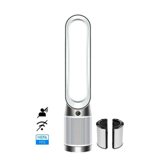 Dyson Очиститель воздуха Purifier Cool Gen1 TP10, 290л/сек, вращение 350°, пульт ДУ, нерж. сталь