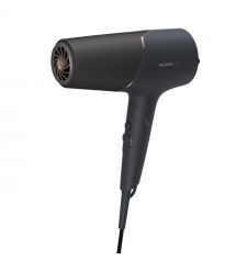 Philips Фен 5000 Series, 2300 Вт, режимов-3, дифузор, иониз-я, хол. обдув, черный