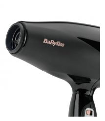 BaByliss Фен Air Power Pro, 2300Вт, режимов-3, дифузор, иониз-я, хол. обдув, керамика, черно-розовый