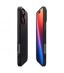 Spigen Чехол для iPhone 16 Pro, Liquid Air, Matte Black