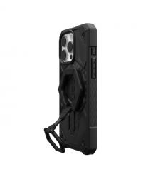 UAG Чехол+магнитное кольцо-держатель для iPhone 16 Pro Max, Monarch Pro Magsafe, Carbon Fiber/Black Stand