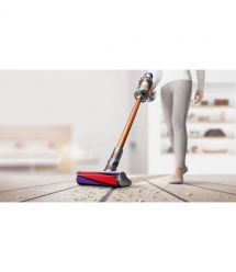 Dyson Пылесос беспроводный V10 Absolute 525Вт, конт пыль -0.76л, автон. раб. до 60мин, турборежим, серо-медный