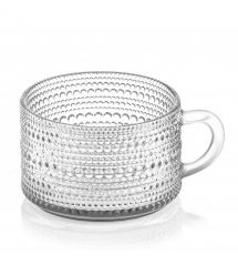 Чашка Ardesto Verbena, 10.5см, стекло, прозрачный