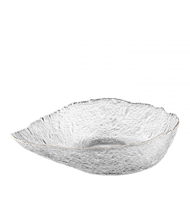 Салатник Ardesto Leaf, 21.5см, скло, прозорий