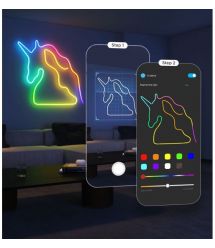 Govee Лента светодиодная умная H61D3 Neon Rope Light 2, 3м, RGBIC, WI-FI/Bluetooth, Белый