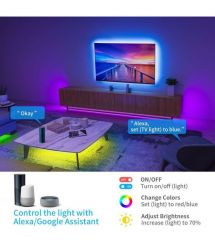 Govee Лента светодиодная умная H611 LED Strip Lights, 10м, RGB, WI-FI/Bluetooth, Белый