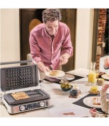 Braun Гриль прижимной MultiGrill 9 Pro, 2200Вт, темп. режимов-6, раскрытие на 180°, металл, пластик, металлик