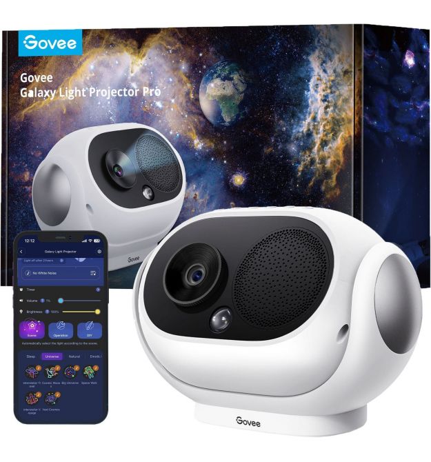 Govee Звездный проектор H6092 Galaxy Star Projector, RGB, WI-FI/Bluetooth, Белый