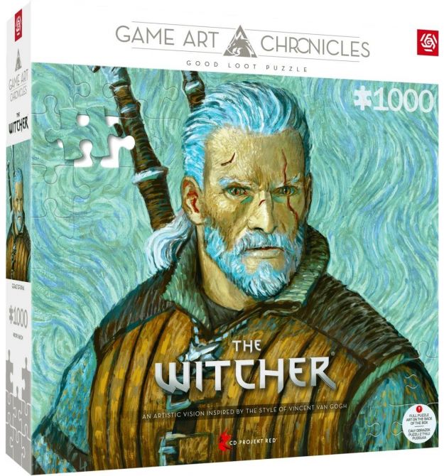 GoodLoot Пазл The Witcher Geralt of Rivia & Vincent van Gogh 1000 эл.