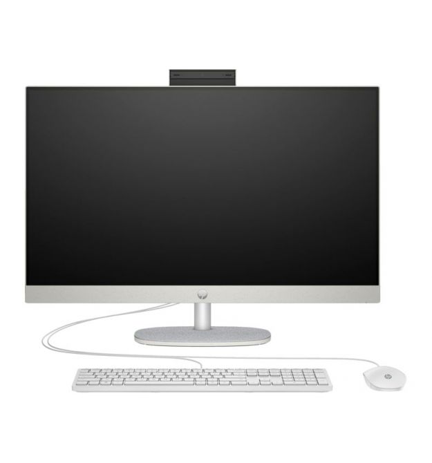 HP ПК Моноблок All-in-One 27" FHD IPS AG, AMD R5-7520U, 16GB, F512GB, UMA, WiFi, кл+м, DOS, белый