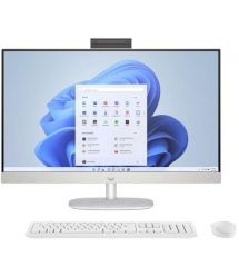 HP ПК Моноблок All-in-One 27" FHD IPS AG, Intel i3-N300, 8GB, F512GB, UMA, WiFi, кл+м, DOS, белый