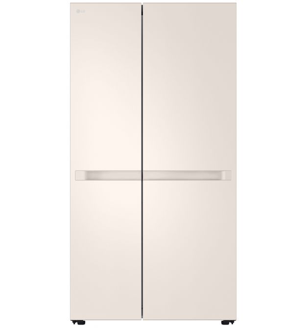 LG Холодильник SBS, 179x91х74, холод.отд.-422л, мороз.отд.-236л, 2дв., А+, NF, инв., диспл внутр., бежевый