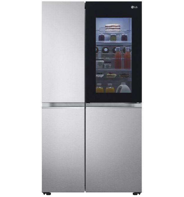 Холодильник LG SBS, 179x91х74, холод.відд.-414л, мороз.відд.-233л, 2дв., А+, NF, інв., нерж